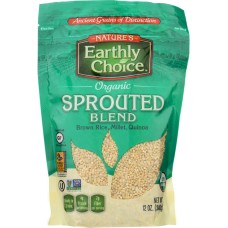 NATURES EARTHLY CHOICE: Organic Sprouted Blend Grains, 12 oz