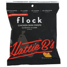 FLOCK: Chips Chicken Skin Hattie, 2.5 OZ