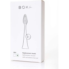 BOKA: Toothbrush Heads White, 1 EA