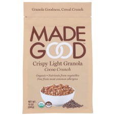 MADEGOOD: Crispy Light Granola Cocoa Crunch, 10 oz