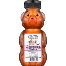 SAN DIEGO HONEY COMPANY: Raw California Wildflower Honey, 12 oz