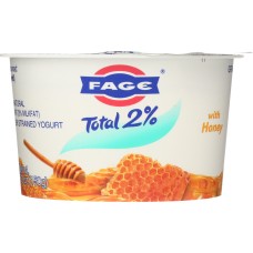 FAGE TOTAL GREEK: 2% Honey Greek Strained Yogurt, 5.3 Oz