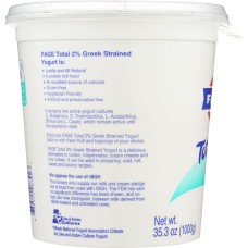 FAGE: Total 2% Greek Strained Yogurt, 32 oz