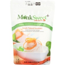STEVIVA: MonkSweet Plus Fruit And Stevia Sweetener, 1 lb