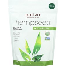NUTIVA: Hempseed Shelled Organic, 12 oz