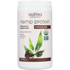 NUTIVA: Organic Hemp Protein Chocolate, 16 oz