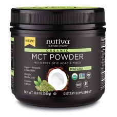NUTIVA: Organic MCT Powder Matcha, 10.6 oz