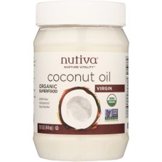 NUTIVA: Organic Virgin Coconut Oil, 15 oz