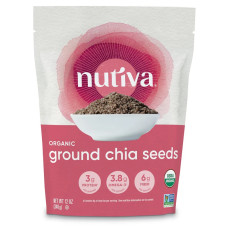 NUTIVA: Organic Superfood Ground Chia Seed, 12 oz