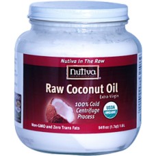 NUTIVA: Oil Organic Coconut Raw, 54 oz