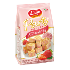 GASTONE LAGO: Strawberry Wafers Party Bag, 8.81