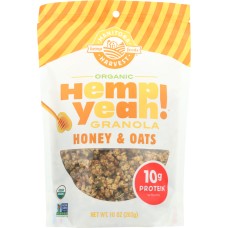 MANITOBA HARVEST: Hemp Yeah! Granola Honey and Oats, 10 oz