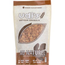 UDIS: Au Naturel Whole Grain Oats And Wildflower Honey, 13 Oz