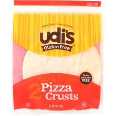UDI'S: Gluten Free Pizza Crust 2 Pack, 8 oz