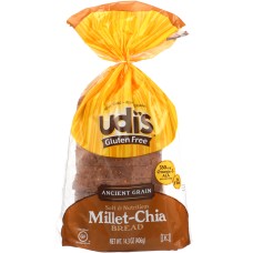 UDIS: Gluten Free Millet-Chia Bread, 14.2 oz