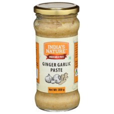 INDIAS NATURE: Paste Ginger Garlic, 350 GM
