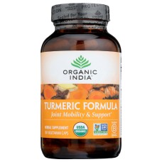 ORGANIC INDIA: Turmeric Formula, 180 Vegetarian Capsules