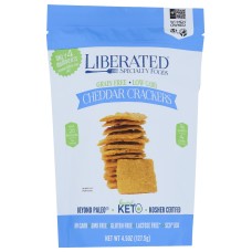 LIBERATED: Crackers Cheddar, 4.5 oz