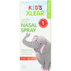 XLEARDENT: KidâS Saline Nasal Spray With Xylitol, 0.75 oz