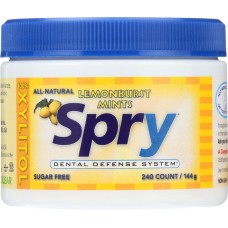 SPRY: Lemonburst Sugarfree Mints 240 pieces, 144 grams