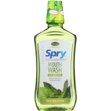 SPRY: Alcohol-Free Natural Herbal Mint Mouthwash, 16 oz