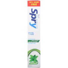 SPRY: Spearmint Xylitol Toothpaste Anti-Plaque Tartar Control, 5 oz
