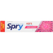 SPRY: Kid's Anti-Cavity Bubble Gum Xylitol Gel Toothpaste, 5 oz