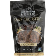 PALEO PASSION: Granola Grain Less Choco Nuts, 8 oz