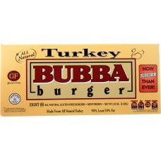 BUBBA BURGER: Natural Turkey Burger Patty, 32 oz