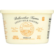 BELLWETHER FARMS: Sheep Milk Yogurt Vanilla, 16 oz