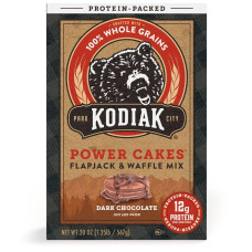 KODIAK: Mix Power Cakes Dark Chocolate Flapjack, 18 oz
