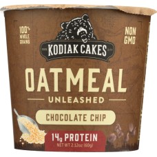 KODIAK: Oatmeal Cup Unleashed Chocolate Chip, 2.12 oz
