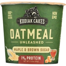 KODIAC CAKES: Maple Brown Sugar Oatmeal Cup, 2.12 oz