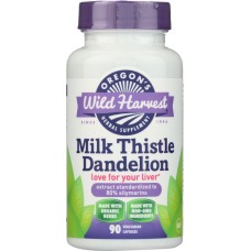 OREGONS WILD HARVEST: Milk Thistle Dandelion, 90 cp