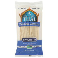 A TASTE OF THAI: Spaghetti Thin Rice Noodles, 8 oz