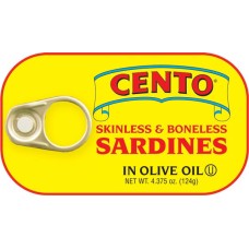 CENTO: Sardine S & B, 4.37 oz