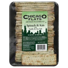 CHICAGO FLATS: Flatbread Spinach and Kale, 8 oz