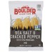 BOULDER CANYON: Sea Salt & Cracked Pepper Kettle Cooked Potato Chips, 1.5 oz