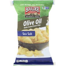 BOULDER CANYON: Natural Foods Kettle Cooked Potato Chips Olive Oil, 6.5 oz