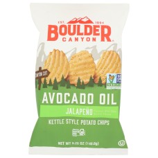 BOULDER CANYON: Jalapeno Avocado Oil Chip, 5.25 oz