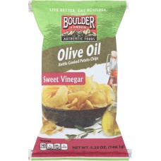 BOULDER CANYON: Olive Oil Sweet Vinegar Kettle Cooked Potato Chips, 5.25 oz