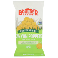 BOULDER CANYON: Canyon Poppers Jalapeno Ranch, 5.25 oz