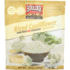 BOULDER CANYON: Riced Cauliflower, 10 oz