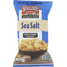 BOULDER CANYON: Sea Salt Kettle Cooked Potato Chips, 5 oz