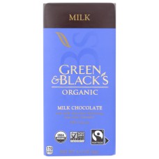 GREEN & BLACKS: Organic Milk Chocolate Bar, 3.17 Oz