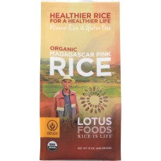 LOTUS FOODS: Rice Madagascar Pink Organic, 15 oz