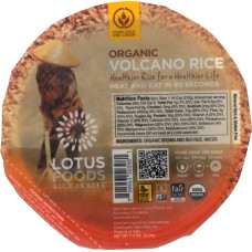 LOTUS FOODS: Organic Volcano Rice Bowl, 7.4 oz