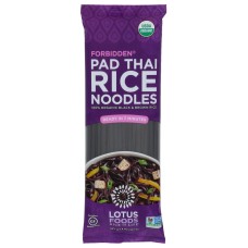 LOTUS FOODS: Pad Thai Rice Noodles Organic Forbidden, 8 oz