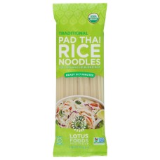 LOTUS FOODS: Pad Thai Rice Noodles Organic Traditional, 8 oz
