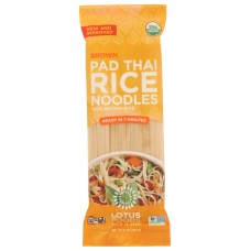 LOTUS FOODS: Pad Thai Rice Noodles Organic Brown Rice, 8 oz